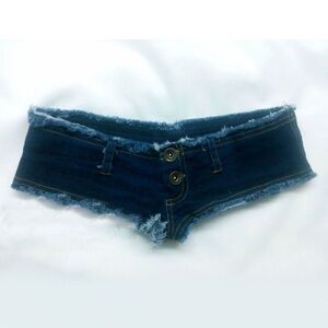 SHEIN Dark Blue Jean Shorts